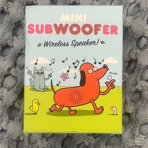 Running Press Mini SubWOOFer Wireless Speaker - New